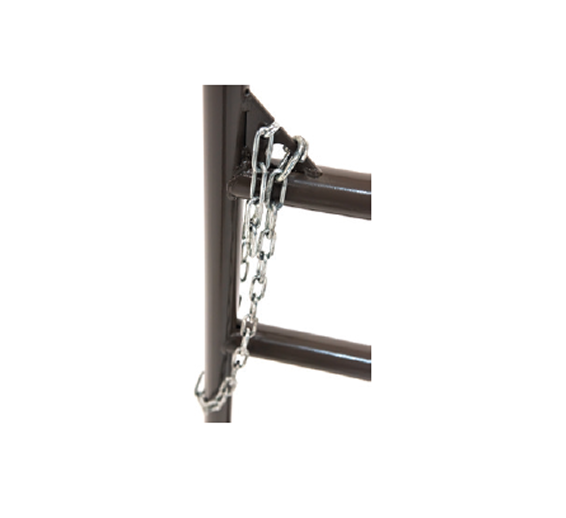 chain latch closure - brown