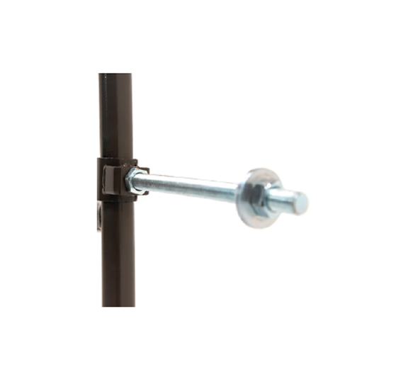 threaded bolt hinge - brown